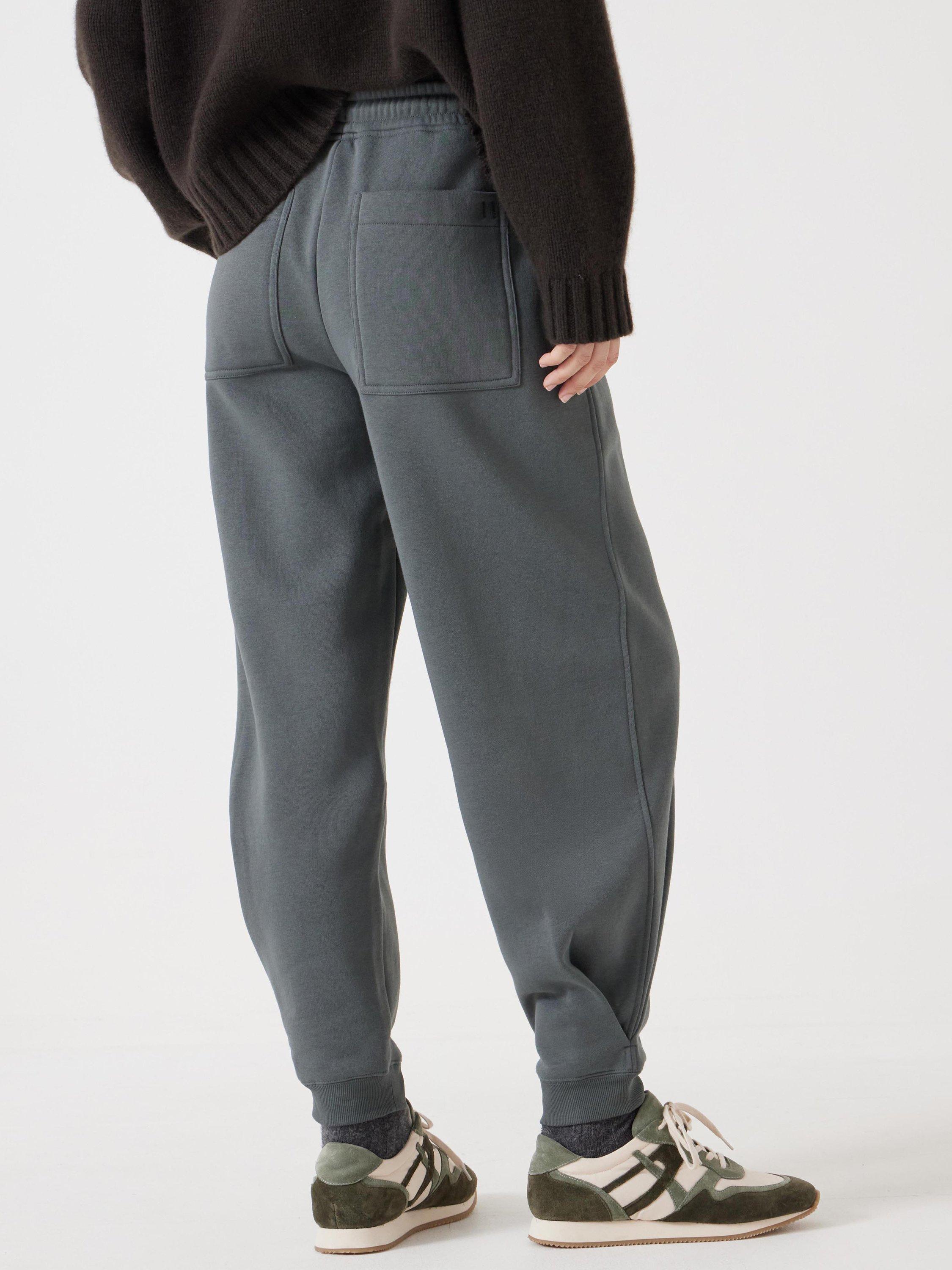 Product image 3 of 5, which shows HUSH Pleat Detail Joggers, Sage Green, L