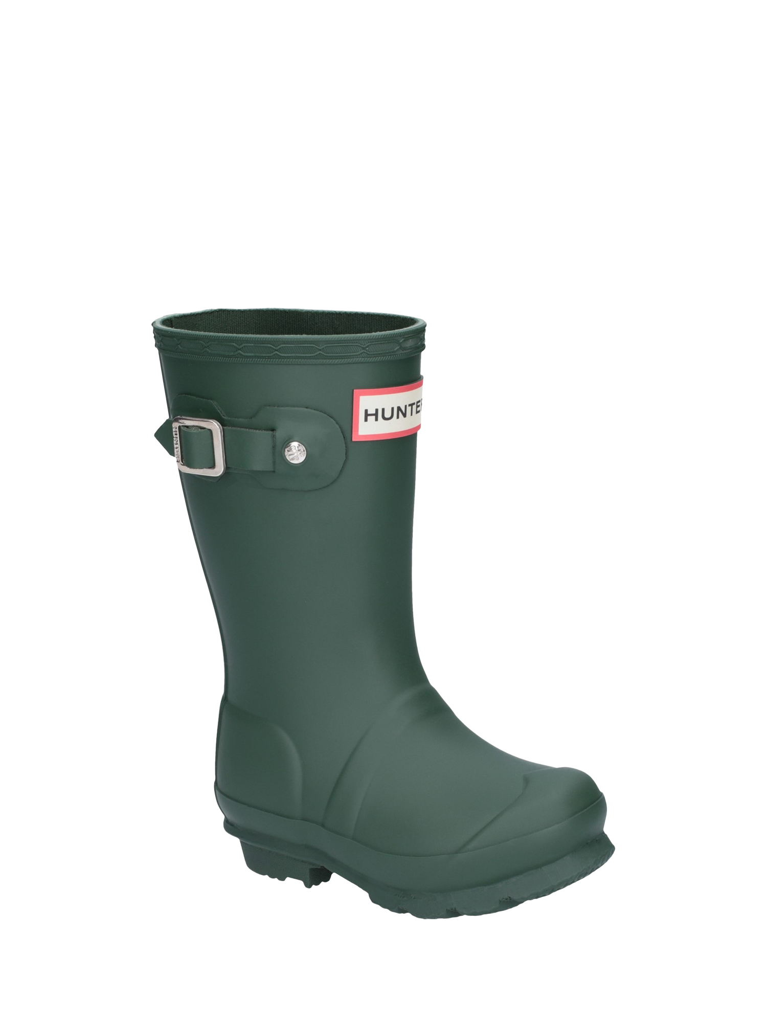 Product image 2 of 4, which shows Hunter Kids' Original Wellington Boots, Green, 1