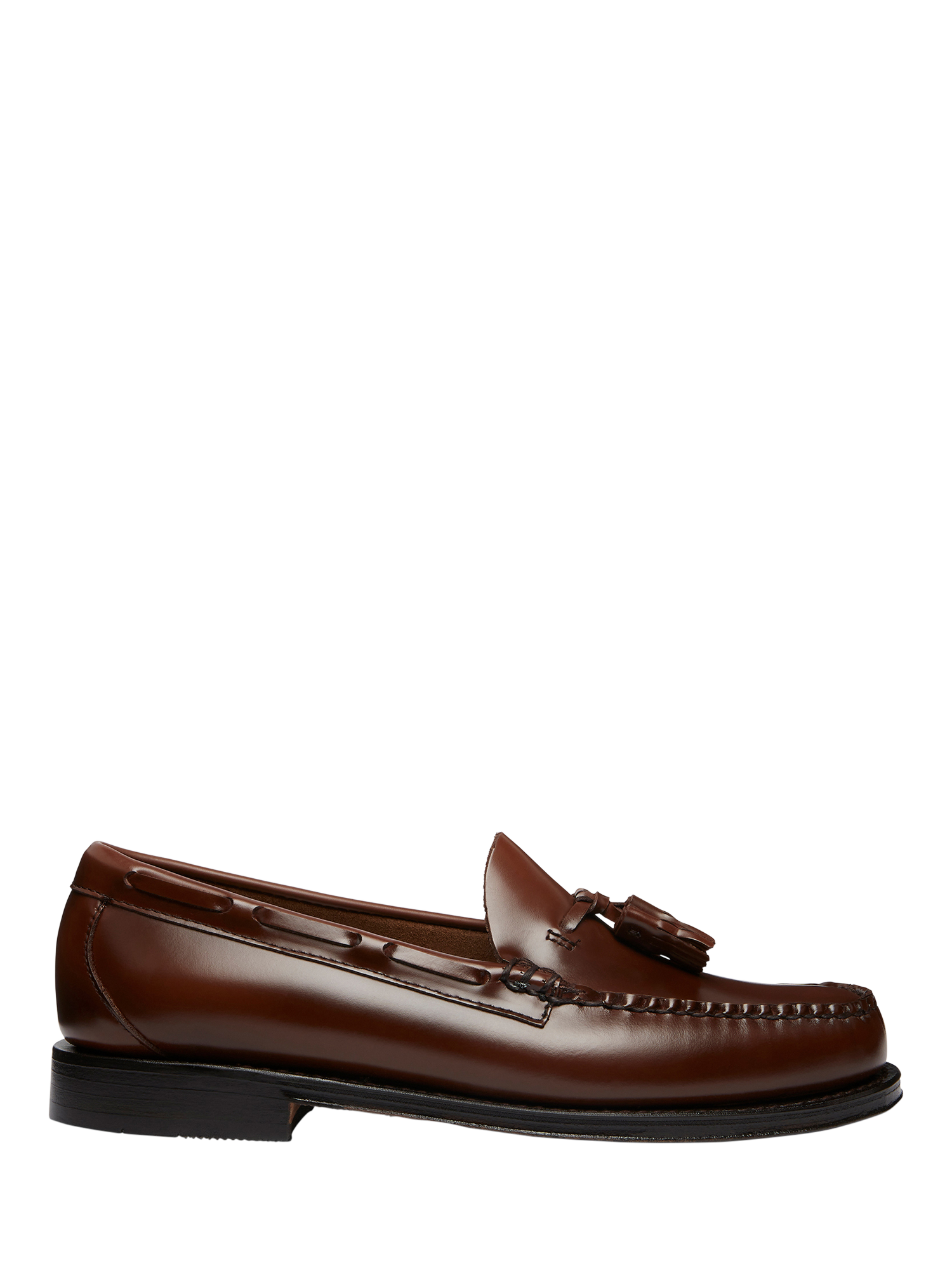 Product image 1 of 6, which shows G.H.BASS Weejuns Larkin Leather Tassel Loafers, Brown, 7