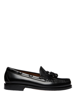 G.H.BASS Weejuns Larkin Leather Tassel Loafers, Black, Black