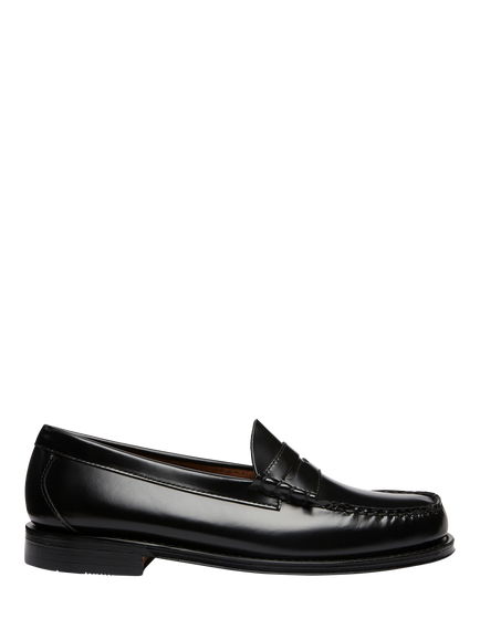 G.H.BASS Larson Leather Penny Loafers, Black, Black
