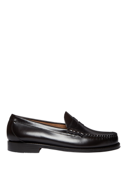 G.H.BASS Larson Leather Penny Loafers, Chocolate, Chocolate