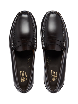 G.H.BASS Larson Leather Penny Loafers, Chocolate - view 2, Chocolate
