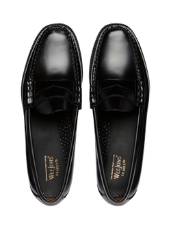 G.H.BASS Larson Easy Weejuns Leather Penny Loafers, Black - view 2, Black