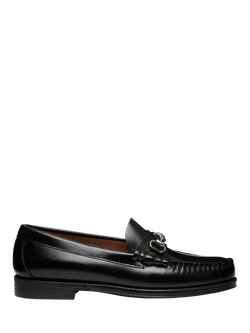 G.H.BASS Lincoln Easy Weejuns Leather Loafers, Black, Black