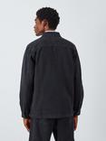 Kin Laser Engraved Denim Shirt, Black Beauty