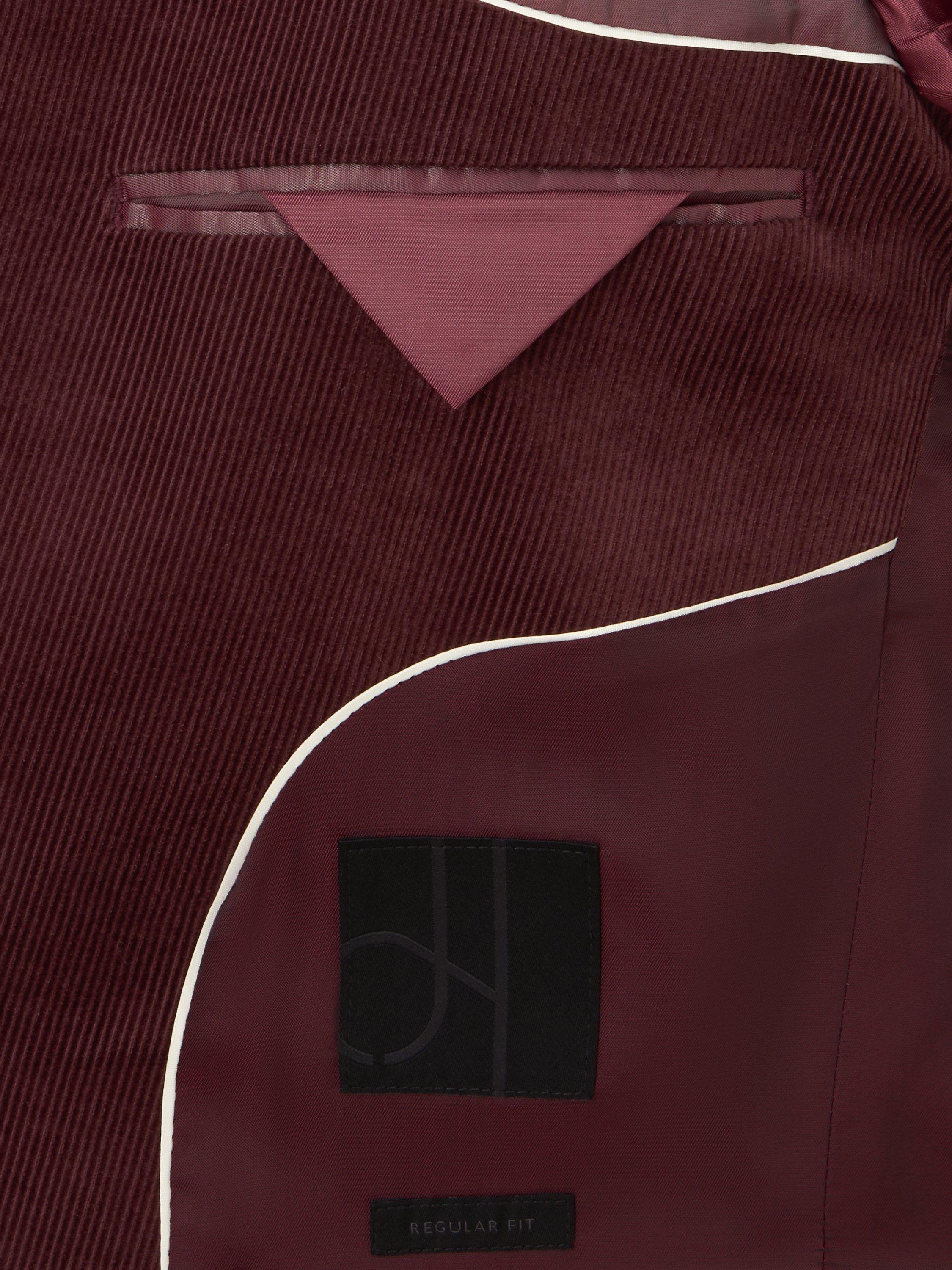 Product image 3 of 6, which shows John Lewis Double Breasted Corduroy Blazer, Burgundy, 38R