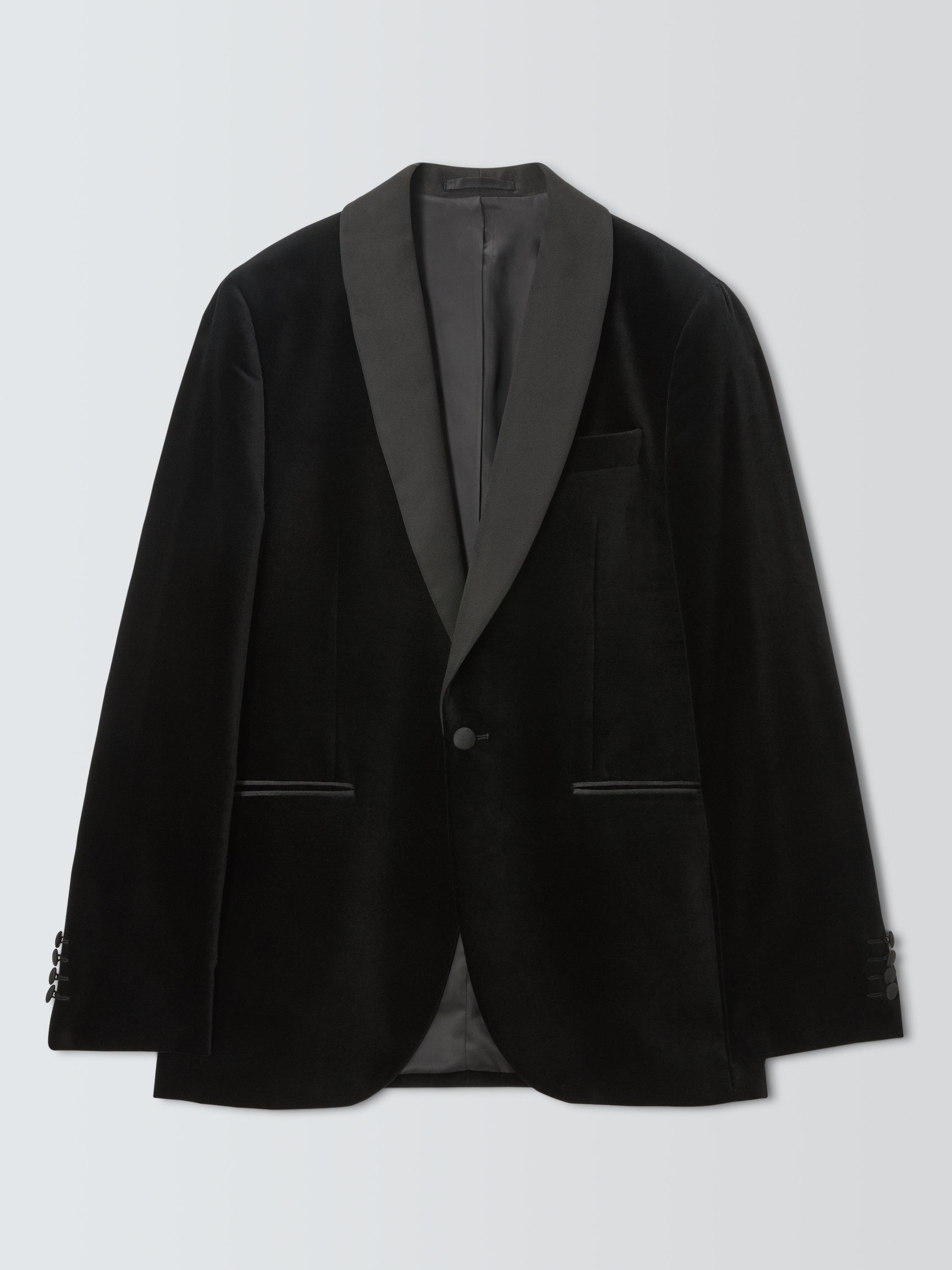 Product image 4 of 7, which shows John Lewis Velvet Dinner Jacket, Black, 40R