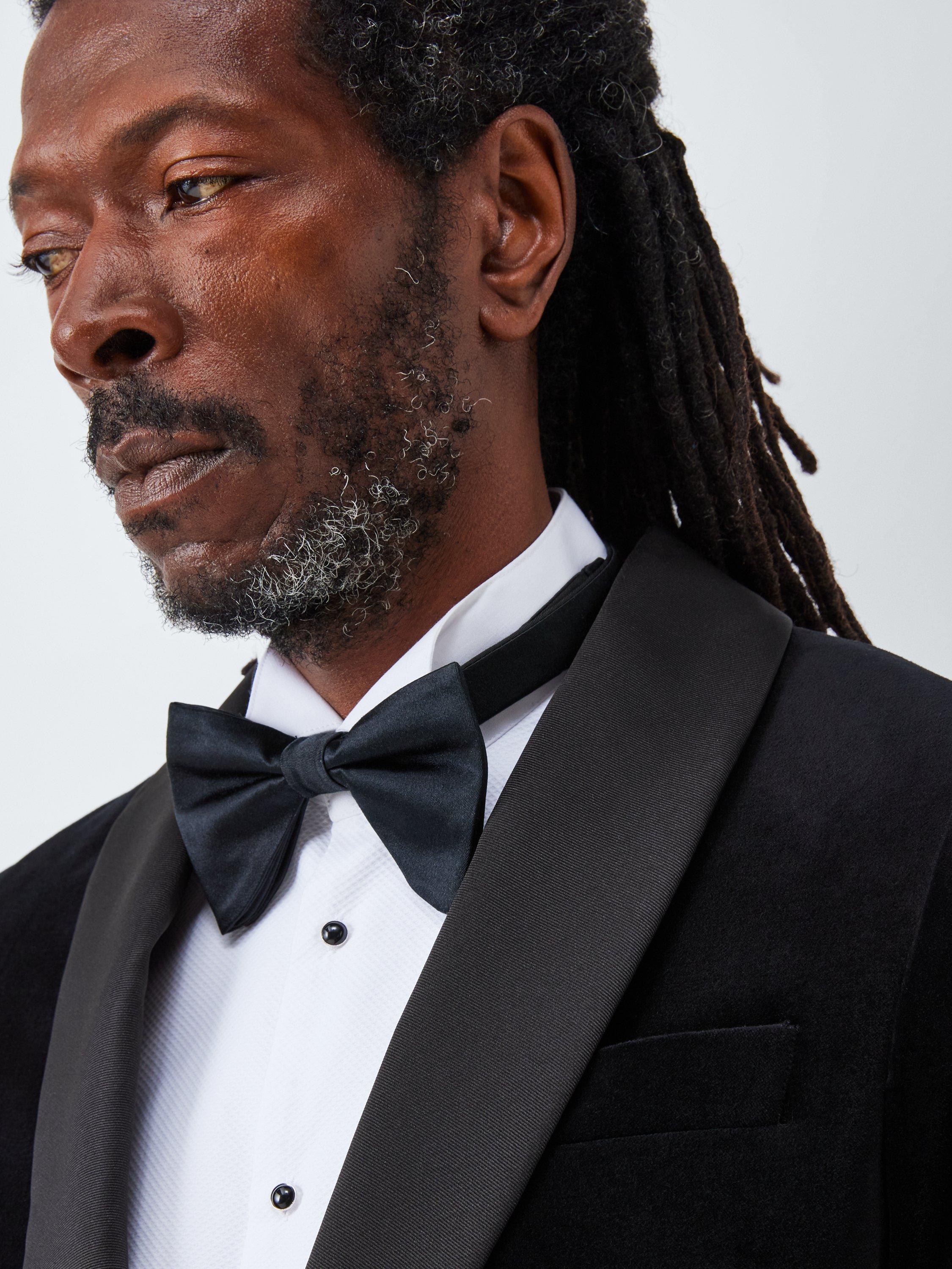 Product image 5 of 7, which shows John Lewis Velvet Dinner Jacket, Black, 40R