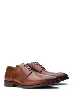 Simon Carter Stegosaurus Classic Derby Lace-Up Shoes, Tan - view 2, Tan