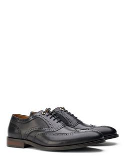 Simon Carter Diplodocus Brogue Lace-Up Shoes - view 2, Black