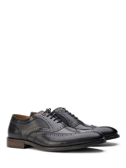 Simon Carter Diplodocus Brogue Lace-Up Shoes - view 2, Black
