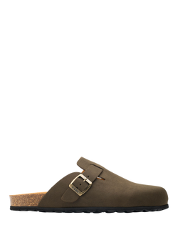 V.GAN Vegan Taro Footbed Mules, Olive