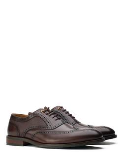Simon Carter Diplodocus Brogue Lace-Up Shoes - view 2, Brown
