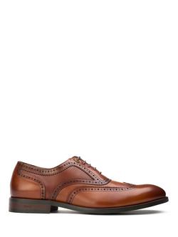 Simon Carter Diplodocus Brogue Lace-Up Shoes, Tan