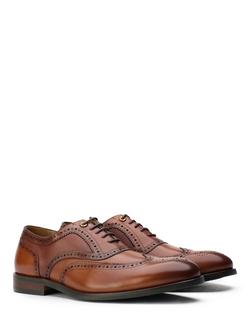 Simon Carter Diplodocus Brogue Lace-Up Shoes - view 2, Tan