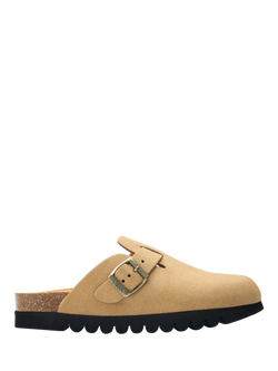 V.GAN Vegan Taro Footbed Mules, Dark Taupe