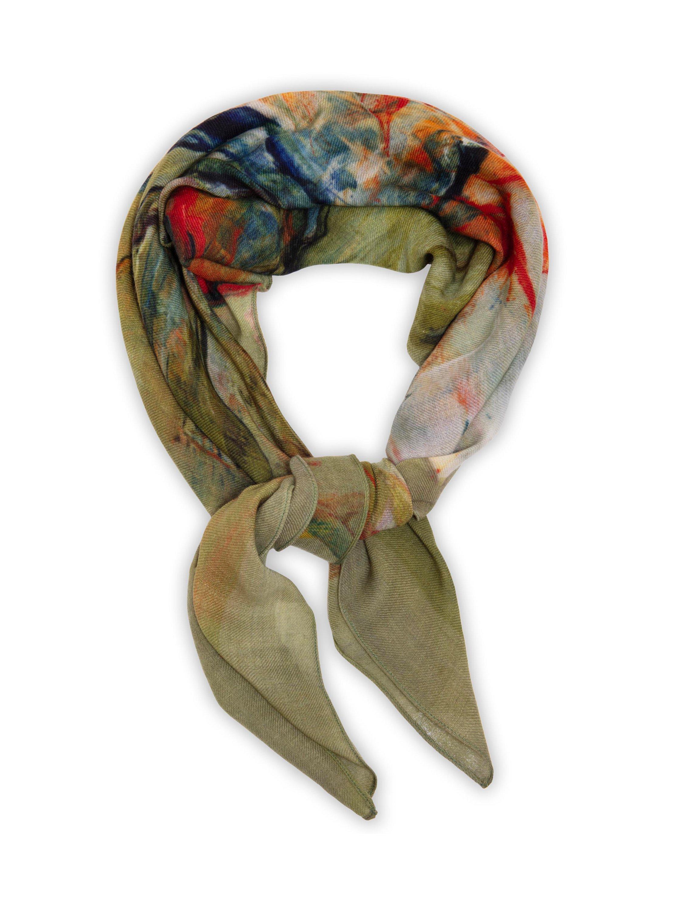 Product image 2 of 8, which shows Alie Street Amara Paradise Wool Rich Scarf, Multi