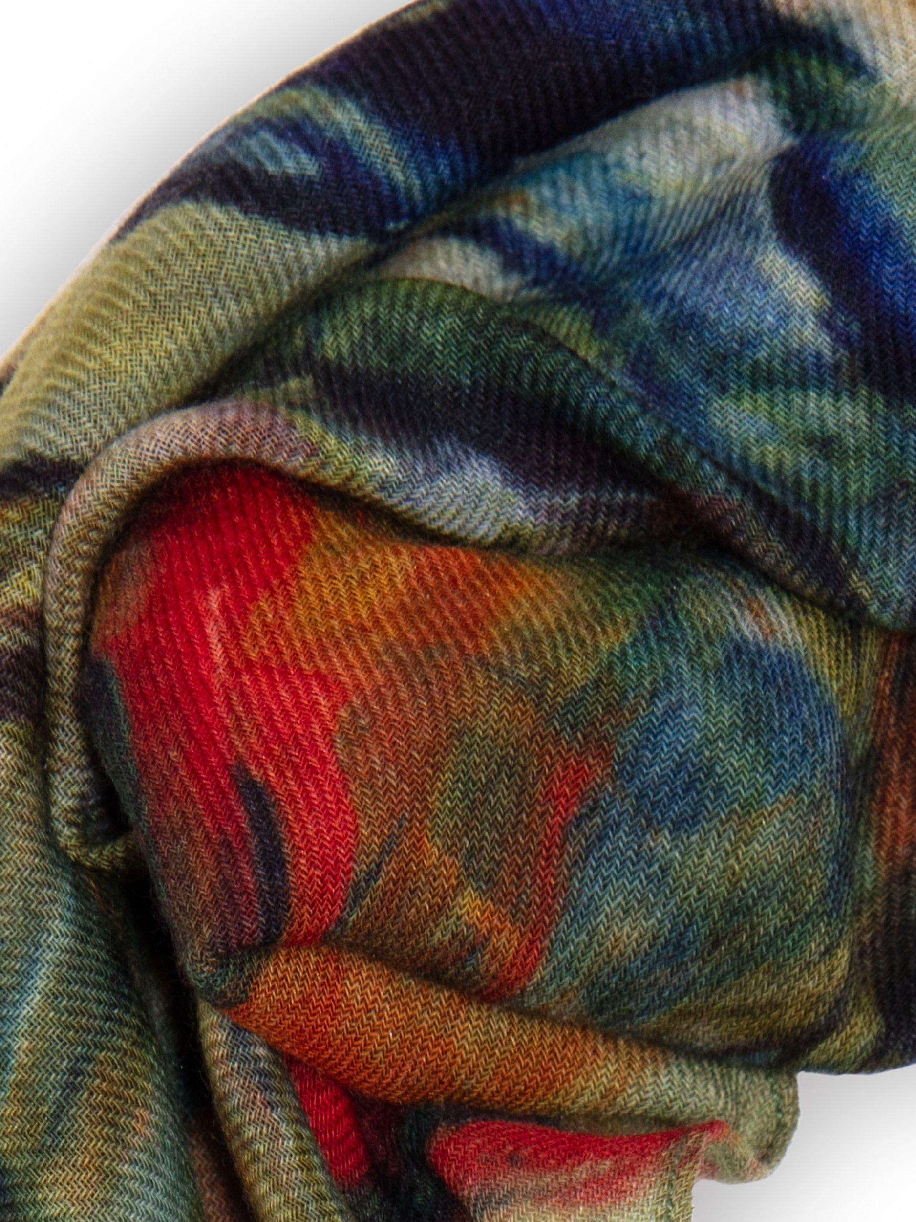 Product image 8 of 8, which shows Alie Street Amara Paradise Wool Rich Scarf, Multi