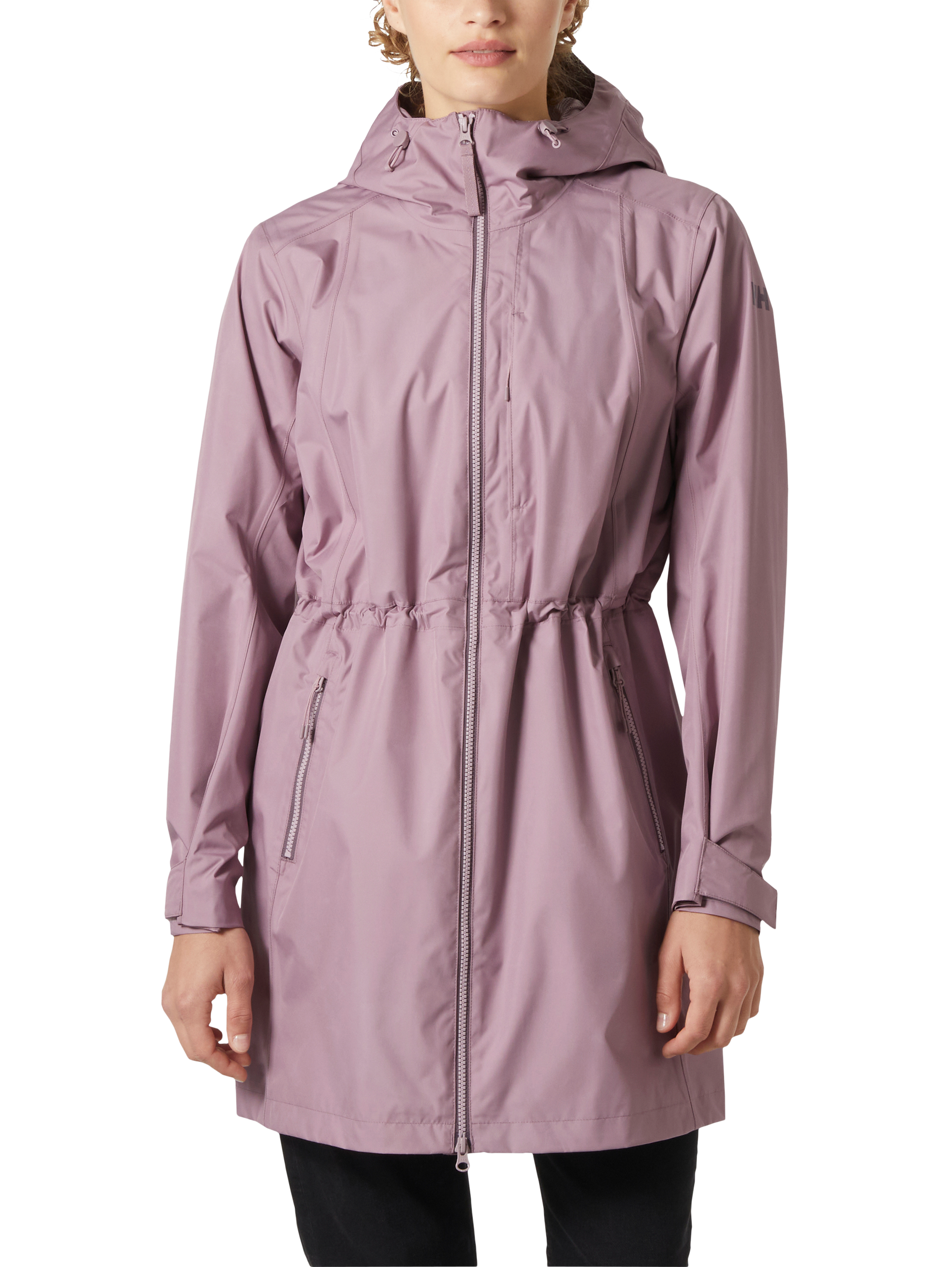 Product image 1 of 6, which shows Helly Hansen Women's Westport Raincoat, Purple Clay, XS