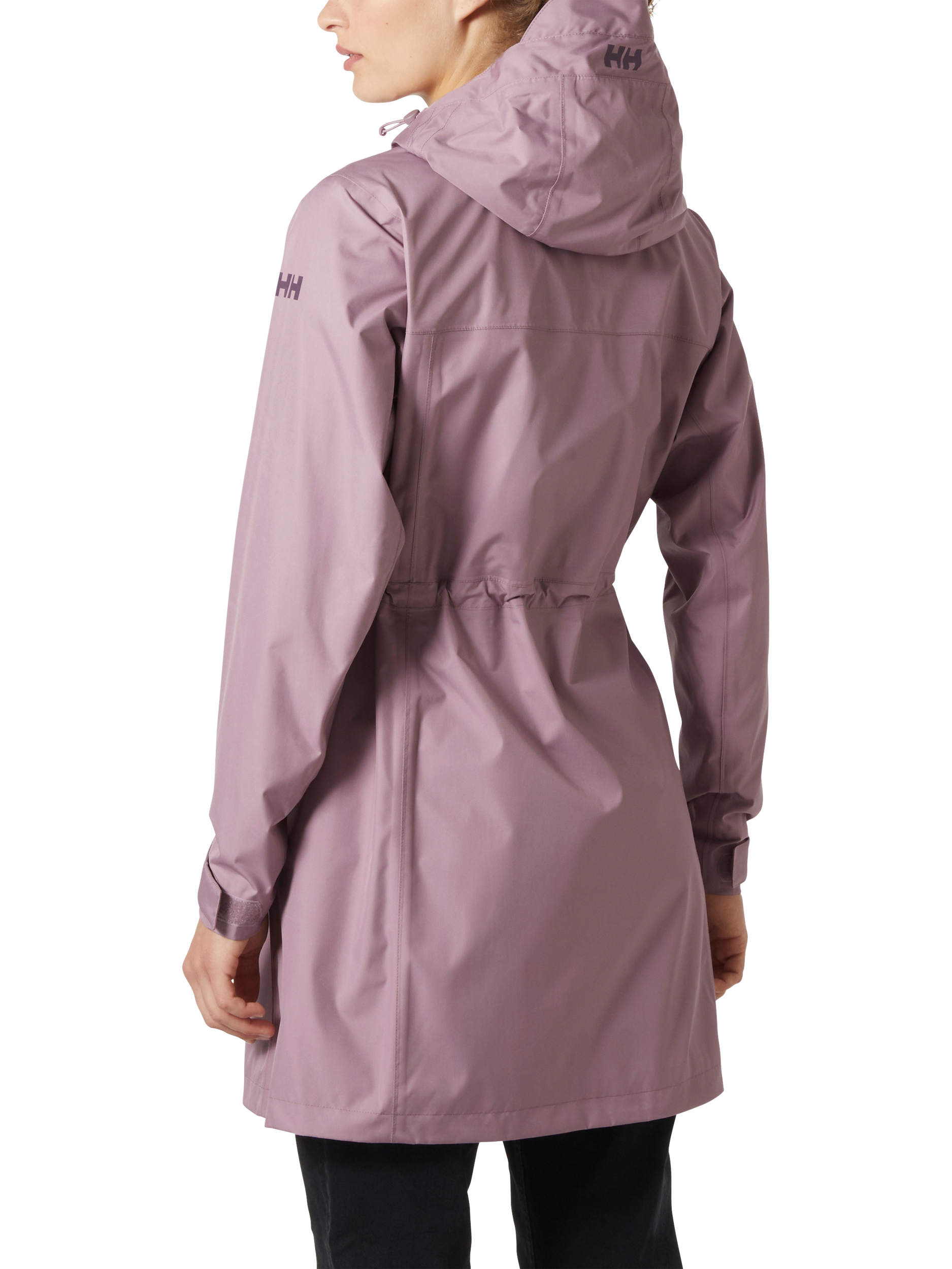 Product image 2 of 6, which shows Helly Hansen Women's Westport Raincoat, Purple Clay, XS