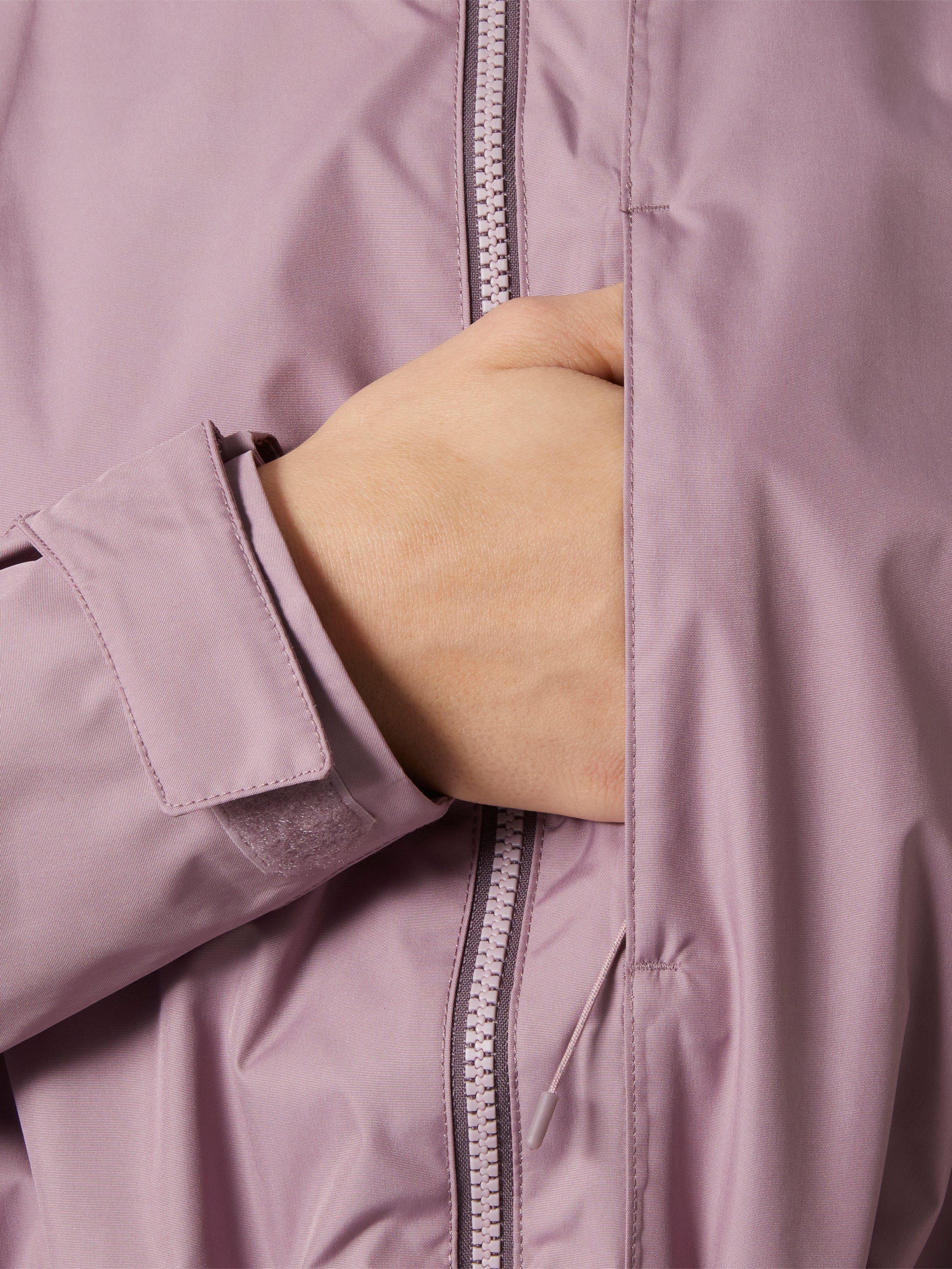 Product image 5 of 6, which shows Helly Hansen Women's Westport Raincoat, Purple Clay, XS