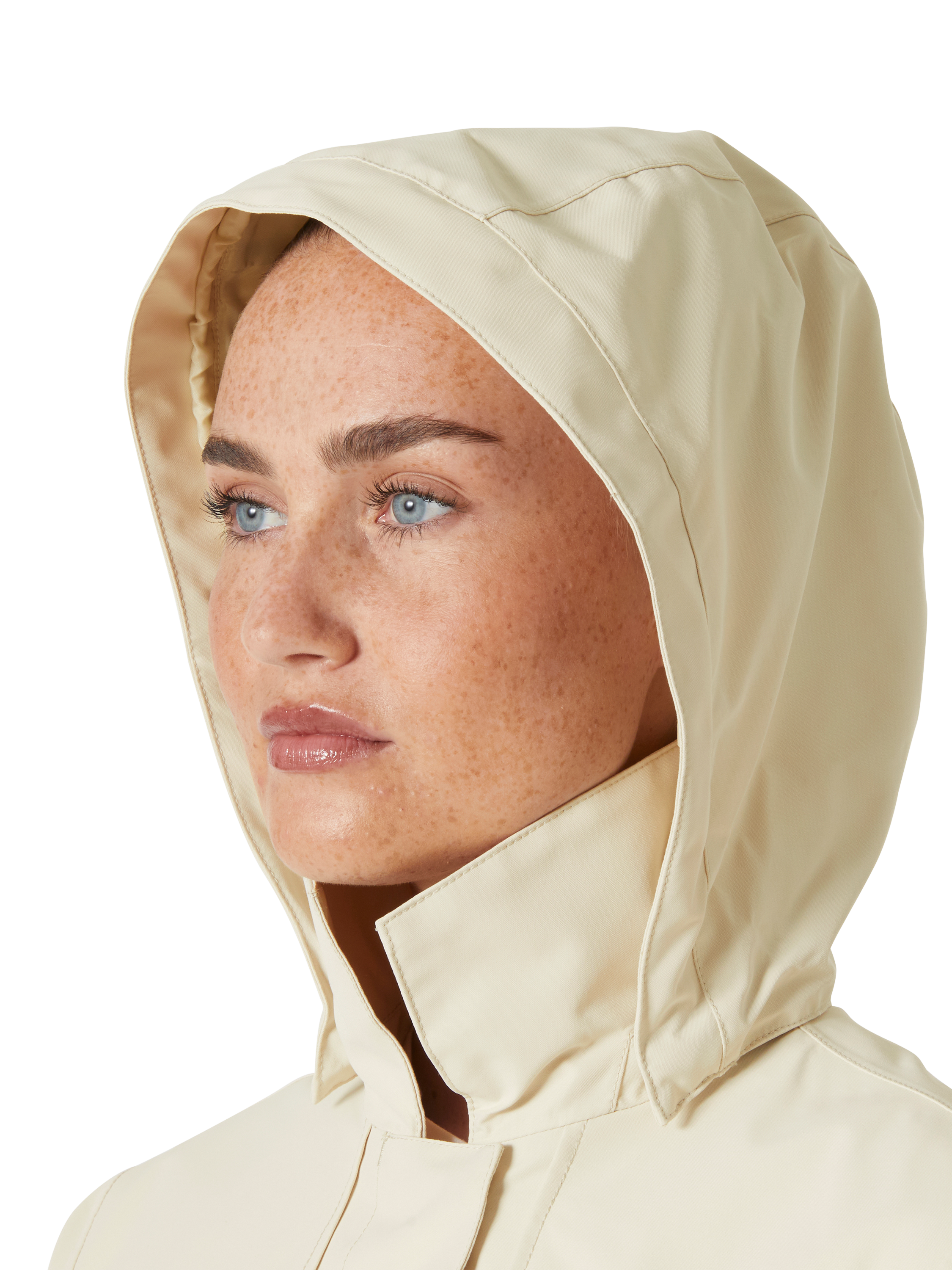 Product image 3 of 4, which shows Helly Hansen Women's Lilja Rain Jacket, Cream, XS