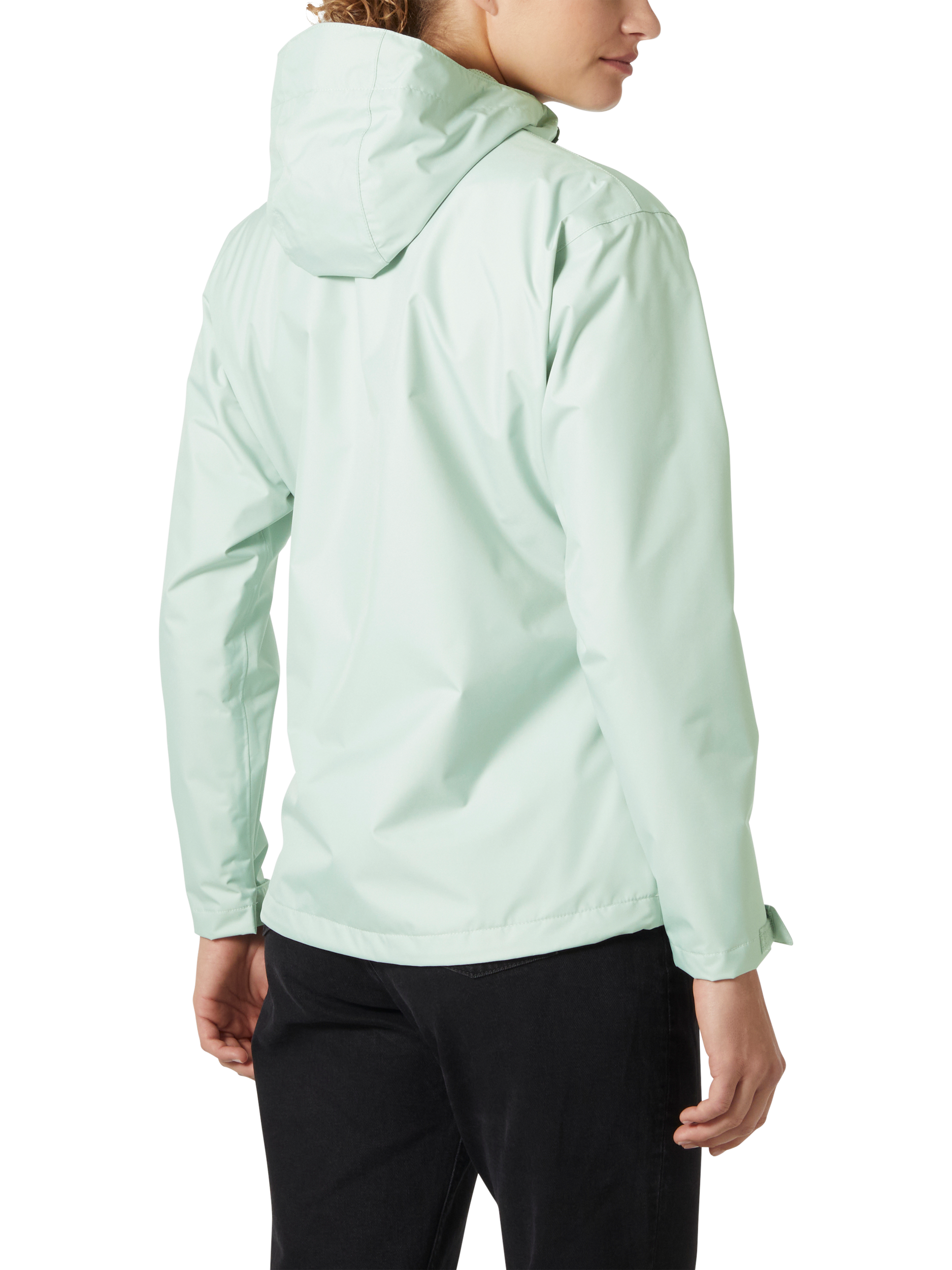 Product image 2 of 4, which shows Helly Hansen Women's Seven J Jacket, Green Mist, XS