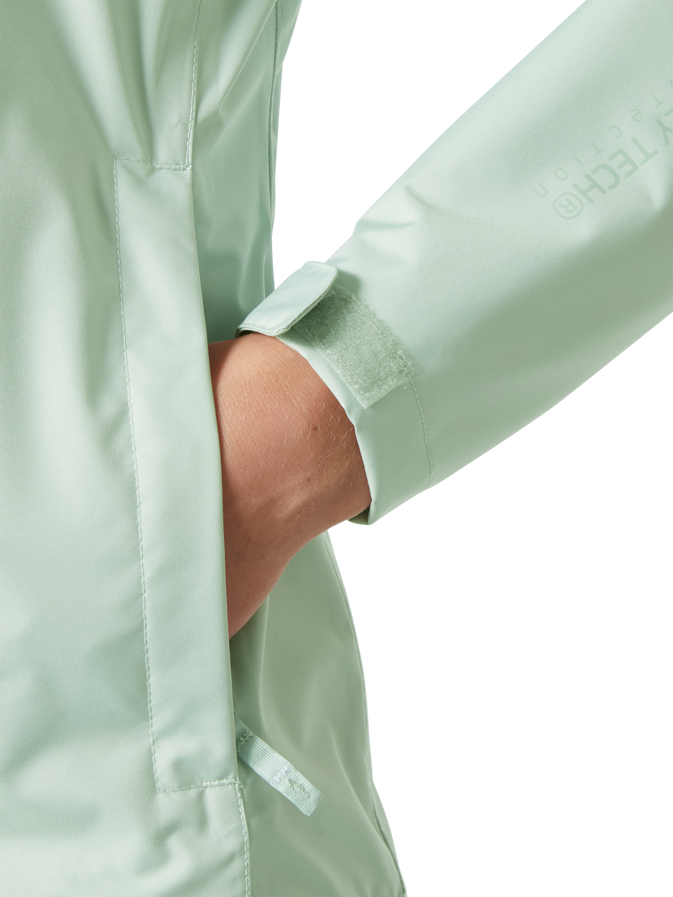 Product image 4 of 4, which shows Helly Hansen Women's Seven J Jacket, Green Mist, XS