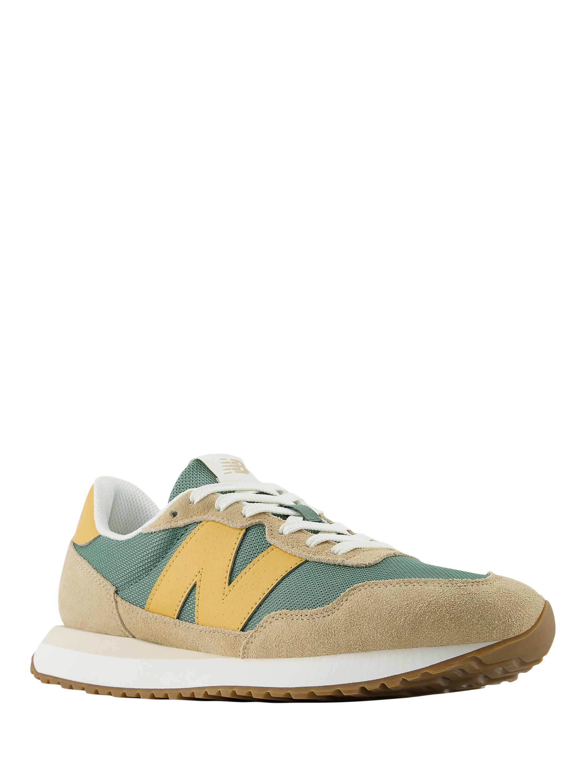 Product image 6 of 7, which shows New Balance Men's 237 Logo Suede Trainers, Dark Juniper, 7