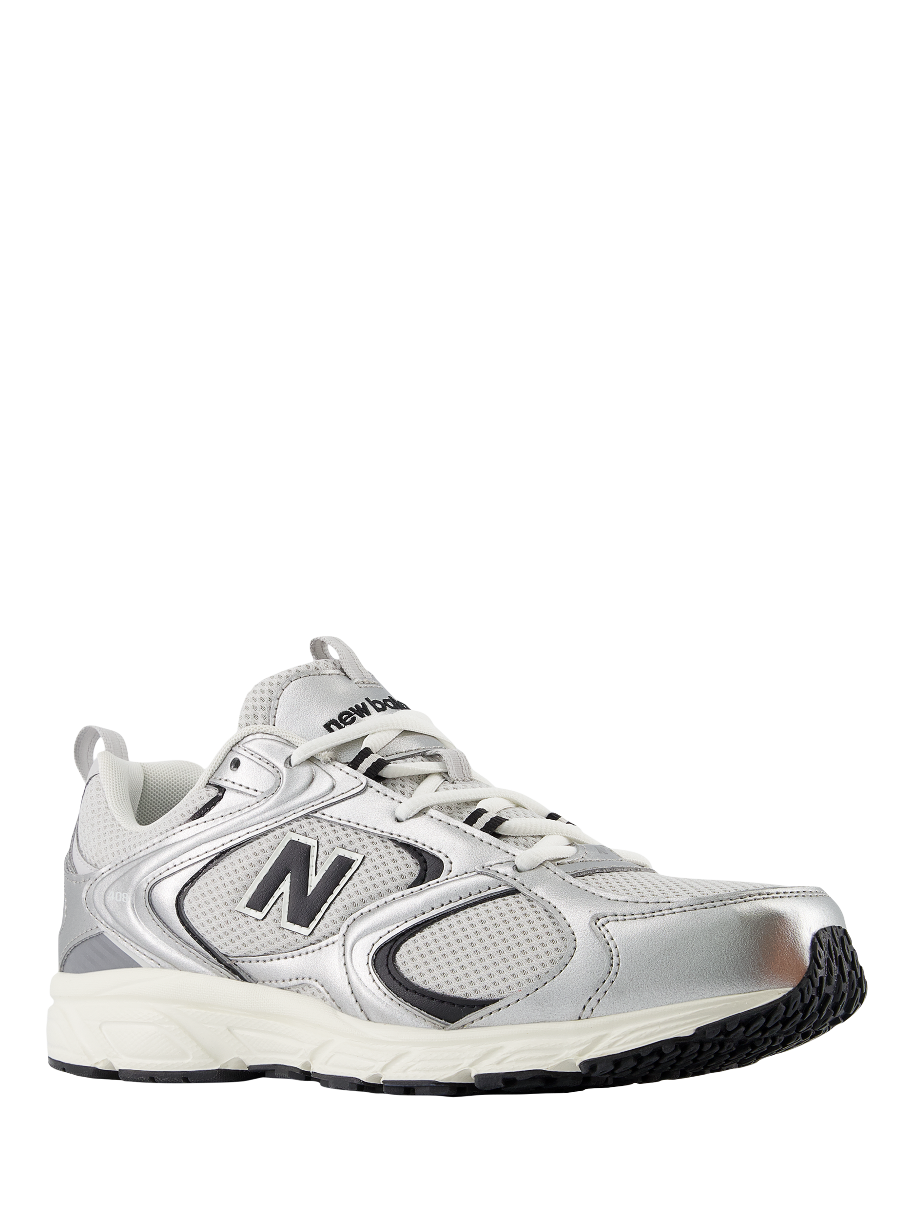 Product image 4 of 5, which shows New Balance Men's 408 Lace Up Trainers, Grey/Silver, 10