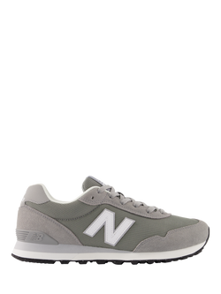 New Balance 515 Lace Up Trainers, Grey/White, Grey/White