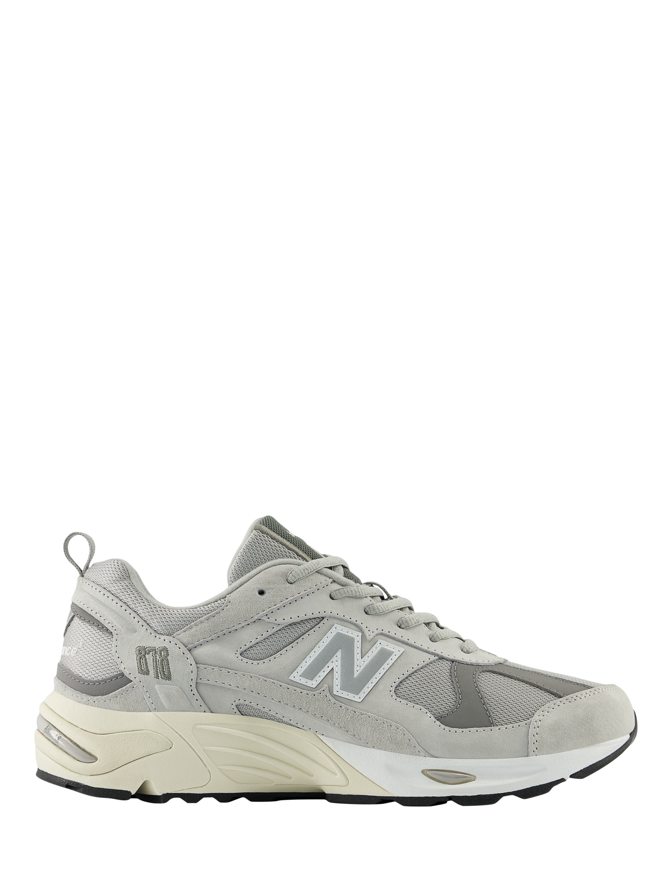 Product image 1 of 5, which shows New Balance Men's 878 Suede Blend Trainers, Grey, 7