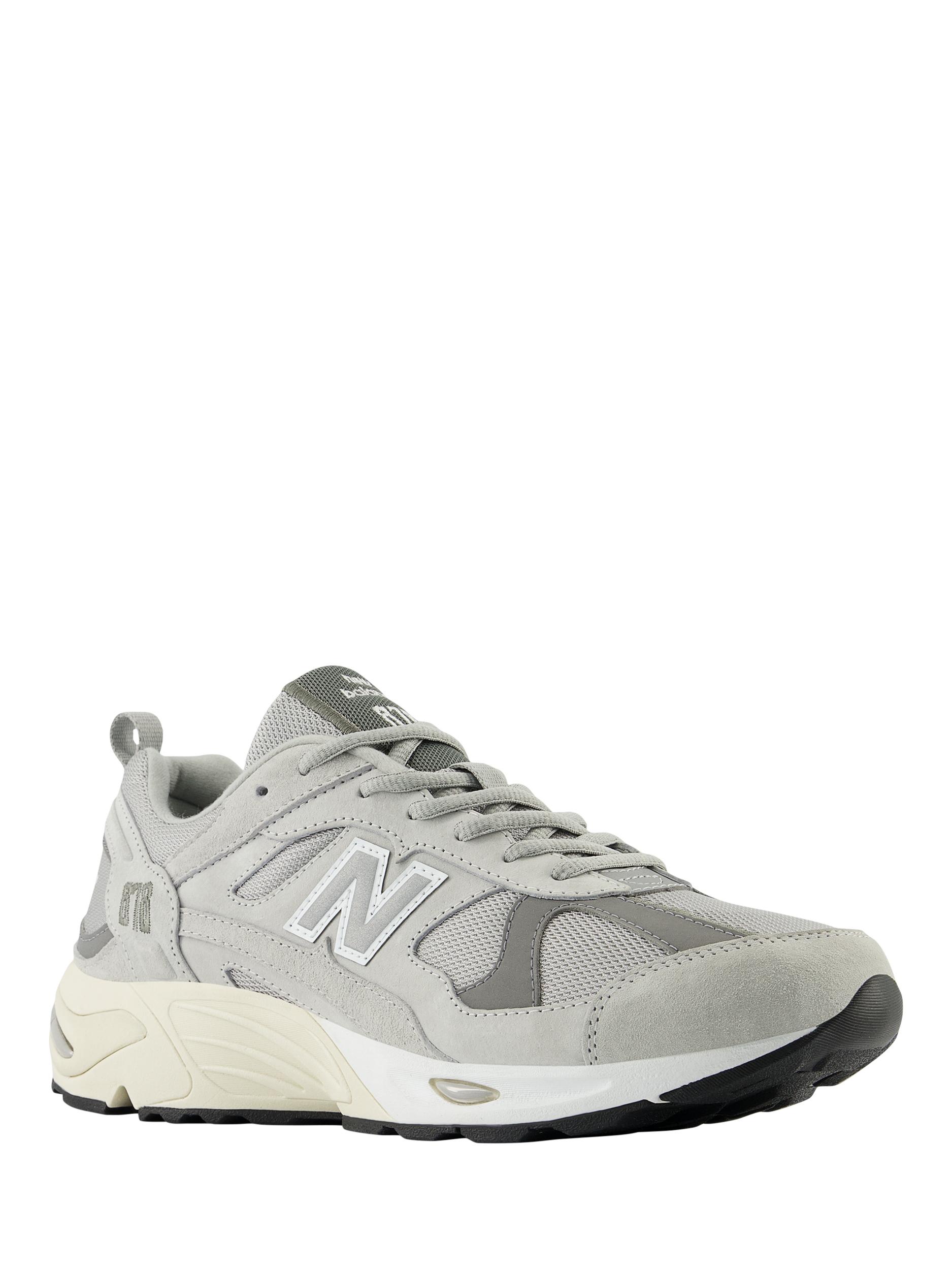 Product image 3 of 5, which shows New Balance Men's 878 Suede Blend Trainers, Grey, 7