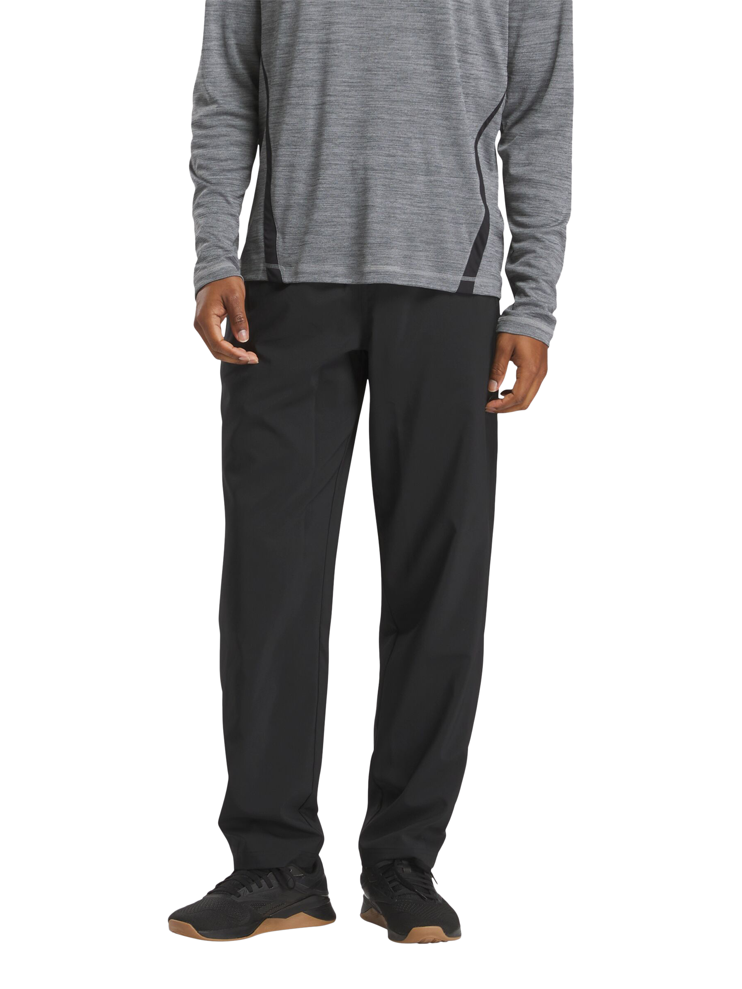 Product image 1 of 3, which shows Reebok Men's ID Train Joggers, Black, S