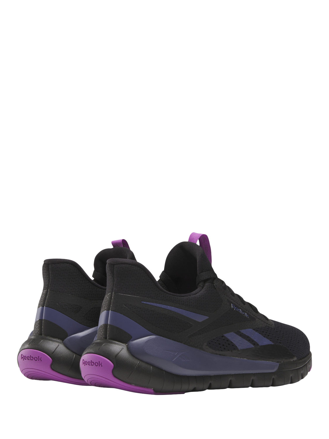 Product image 3 of 5, which shows Reebok Women's Duruflex Sports Shoes, Blk/Purple, 4
