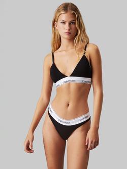 Calvin Klein Lightly Lined Triangle Bra, Black