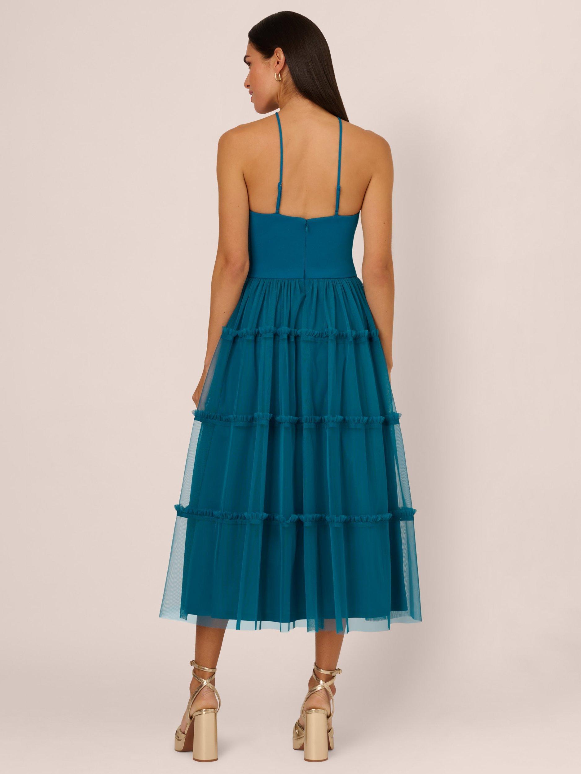 【海外限定】AdriannaPapell ドレス☆Adrianna by Knit Mesh Hal Buy Adrianna by Adrianna Papell Knit And Mesh Black Dress