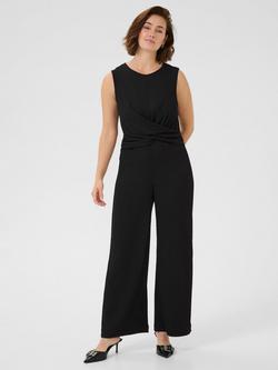 KAFFE Katrine Sleeveless Jumpsuit, Black, Black