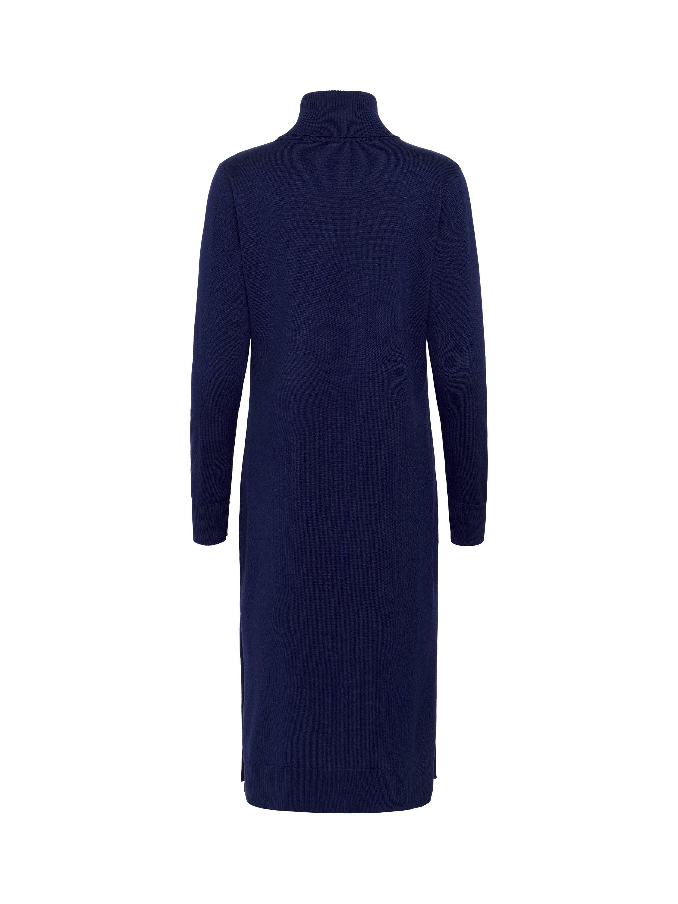 Product image 5 of 5, which shows Saint Tropez Mila Roll Neck Midi Jumper Dress, Midnight Sail, S