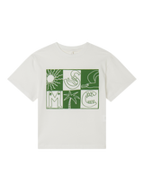 Stella McCartney Kids Kids' Cotton Jersey Check Logo T-Shirt, White