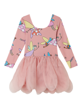 Stella McCartney Kids Kids' Cotton Jersey Fairyland Tulle Dress, Pink