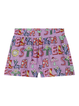Stella McCartney Kids Kids' Cotton Fairy Logo Shorts, Purple