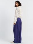 Chinti & Parker Pleat Front Trousers, Admiral Blue