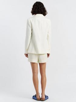 Chinti & Parker Double Breasted Trim Pocket Blazer - view 2, Cream