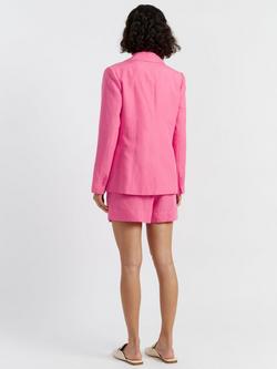 Chinti & Parker Double Breasted Trim Pocket Blazer - view 2, Camellia Rose