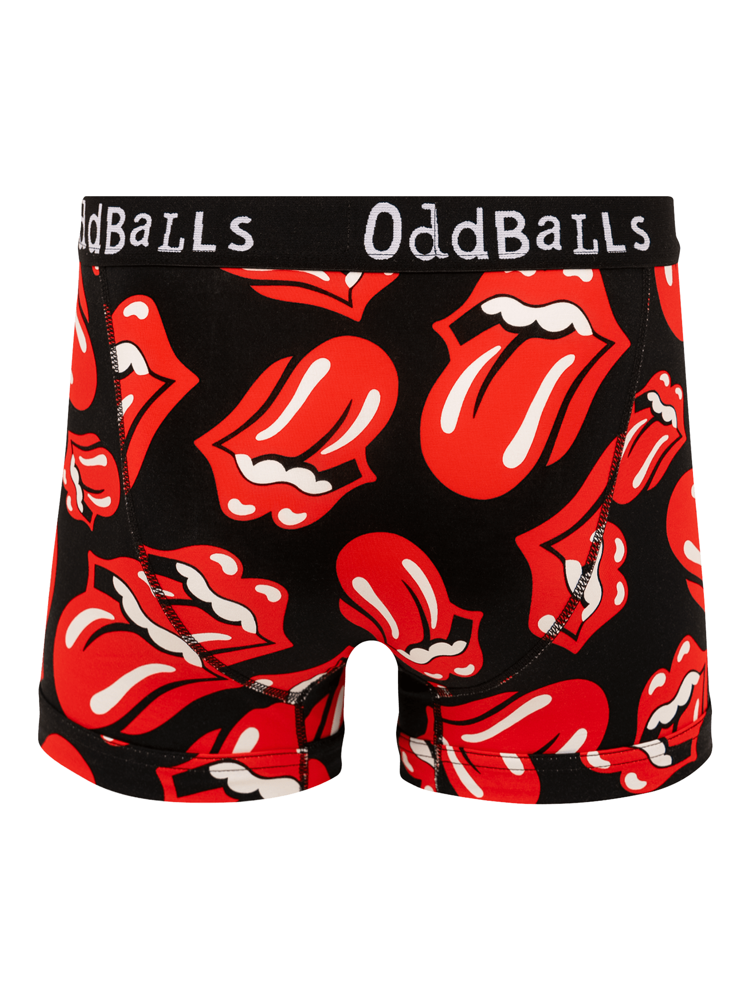 Product image 4 of 6, which shows OddBalls Rolling Stones Boxer Shorts, Pack of 2, Multi, XXS