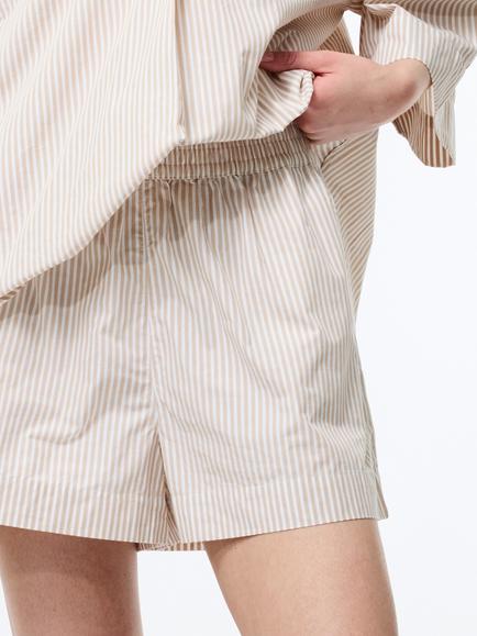 French Connection Rhodes Pure Cotton Shorts, Incense/Porcelain