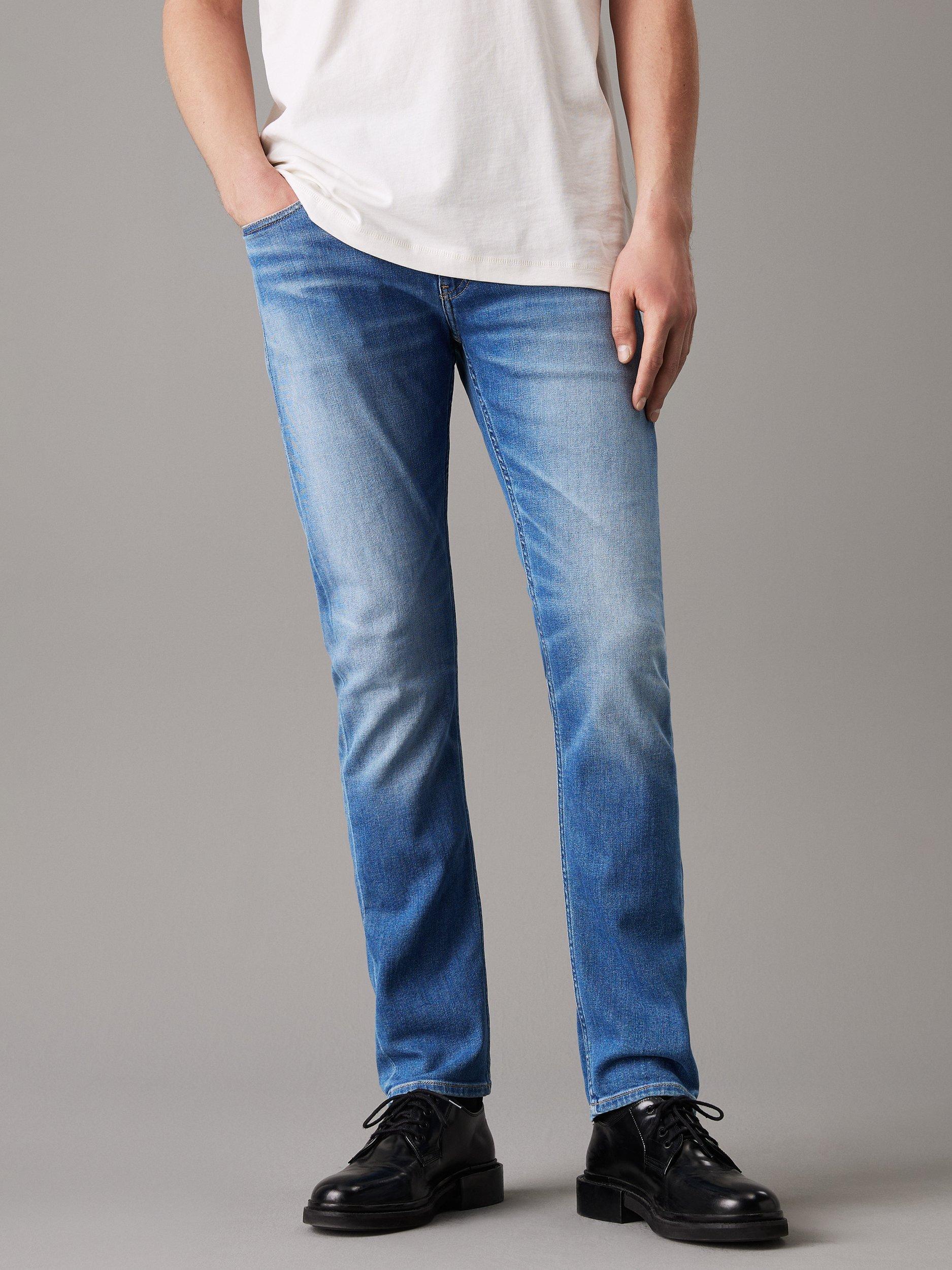 Calvin Klein Jeans Slim Fit Mid Wash Jeans, Denim Medium