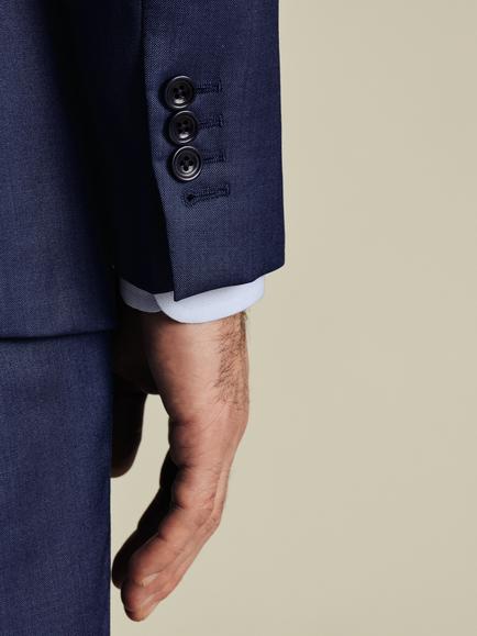 Charles Tyrwhitt Slim Fit Wool Blazer - view 2, Royal Blue